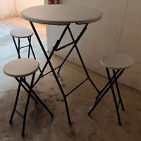 Set Tavolo Alto + 3 sgabelli
