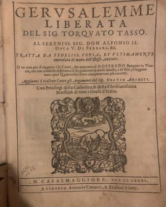 Gerusalemme liberata del 1581