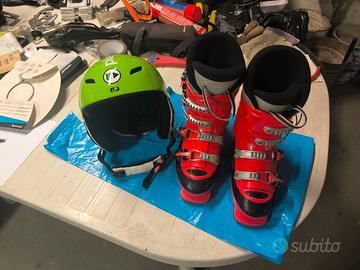 Scarponi da sci + casco