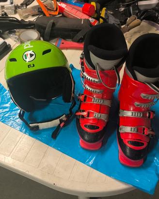 Scarponi da sci + casco