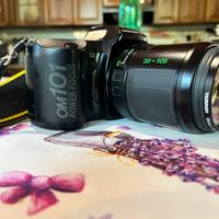 OLIMPUS 0M101 POWER FOCUS + TAMROM 35 105 reflex