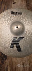 crash 18" zildjian Serie K Dark Crash Medium Thin