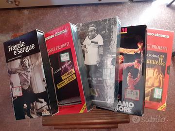 VHS Videocassette Originali Film Vari