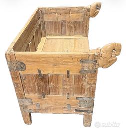 2 DIVANETTI RUSTIC-CHIC IN TEAK