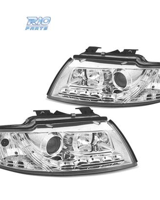 FARI PER AUDI A4 B6 CABRIO 02-06 LUCE DIURNA A LED