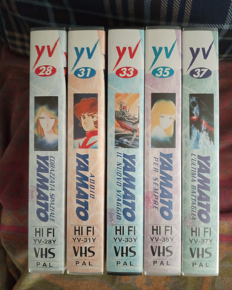 Yamato VHS 5 lungometraggi