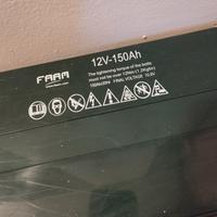 batteria per fotovoltaico agm 12 volt 150 ah