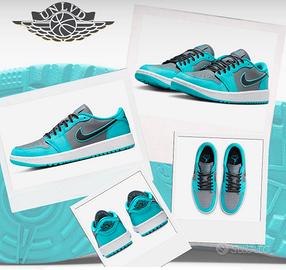 Jordan 1 low cool grey gamma blue size 43