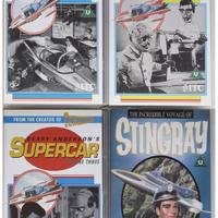 4 cassette VHS Gerry Anderson Supercar & Stingray