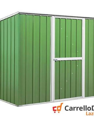 Casetta box giardino Acciaio 260x185 verde chiaro