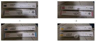 Toner Originali Canon C-EXV 34 (4 colori)