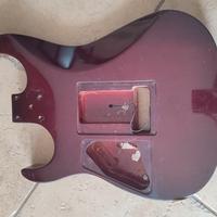 body superstrat hsh washburn no fender Gibson iban