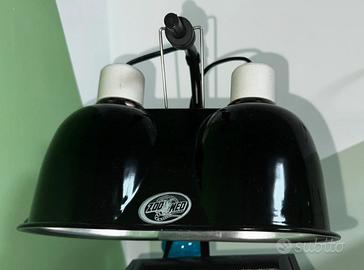 Combo Luci Zoomed Deep Dome Lamp per terrario