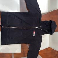 Felpa nera Diesel bambino taglia 8-10 anni