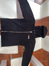 Felpa nera Diesel bambino taglia 8-10 anni