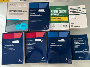 codici civile, penale e amministrativo 