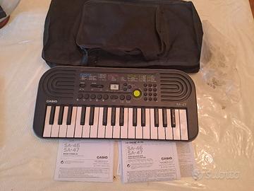 tastiera casio sa 47 con custodia 