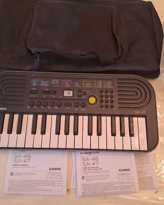 tastiera casio sa 47 con custodia 