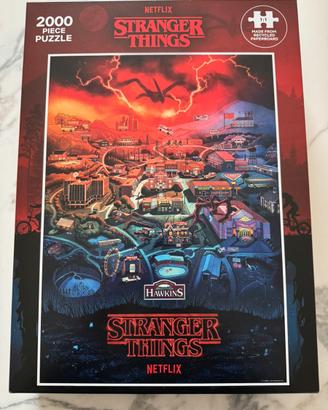 2 Puzzle Stranger Things di Netflix Nuovi 2000 pz