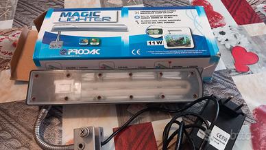 Lampada a morsetto magic lighter 11 w prodac