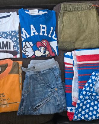 Lotto vestiti bambino /a unisex taglia 4 /5 anni