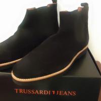 Stivaletto Trussardi uomo scamosciato 44 45 NUOVO 