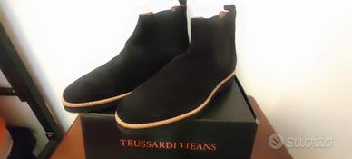 Stivaletto Trussardi uomo scamosciato 44 45 NUOVO 