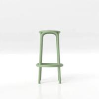 3 Sgabelli Brooklyn Vondom colore Verde Impilabili