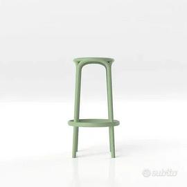 3 Sgabelli Brooklyn Vondom colore Verde Impilabili