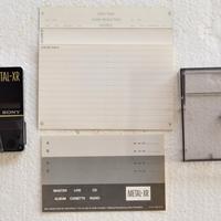 Audiocassette Sony Metal XR ed Esprit IV usate
