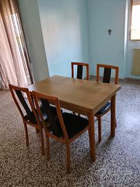 tavolo cucina e sedie 