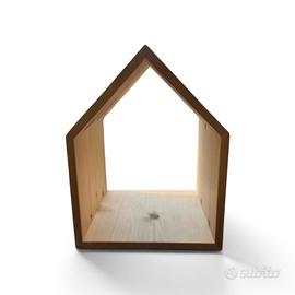 Casetta Porta Libri in legno di Cirmolo Artigianal