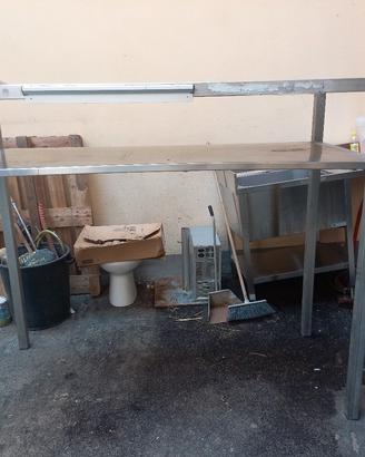 tavolo acciaio inox professionale usato 