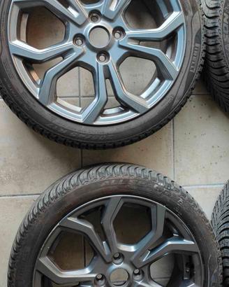 cechi 17" Fiesta + gomme Pirelli 4stagioni