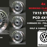 Cerchi SCOMPONIBILI 15 POLLICI VW GOLF CORRADO