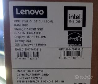 Lenovo IdeaPad L3 15IML05