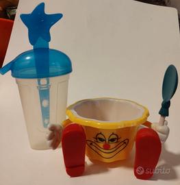 Set bimbo ghiacciolo e gelato 