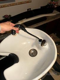 Poltrona lavatesta professionale usata una volta