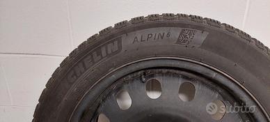 Gomme invernali con cerchi in ferro + copricerchi