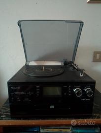 Micro hi fi giradischi cassette CD convertitore