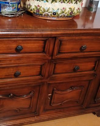 Mobile madia/credenza in legno noce