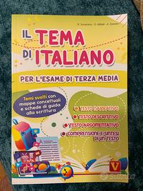 Librro “Il tema di itsliano” per l’esame di terza