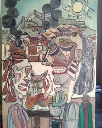 Quadro rivisitazione di Picasso