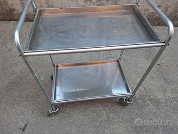 carrello acciaio inox e alluminio