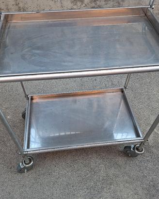 carrello acciaio inox e alluminio