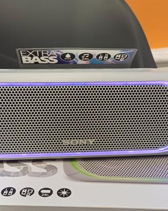 Sony SRS-XB30 cassa bluetooth bianca
