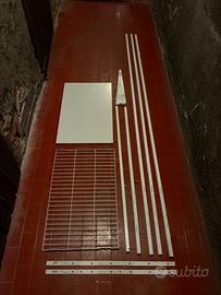 Set IKEA BOAXEL 44 pezzi scaffali bianco