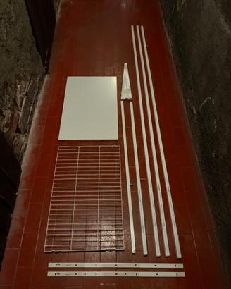 Set IKEA BOAXEL 44 pezzi scaffali bianco