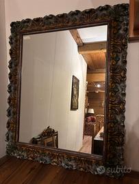 Specchio cornice legno
