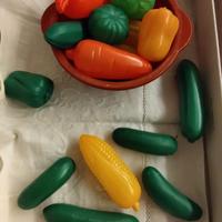 15 pezzi verdura gioco educativo 